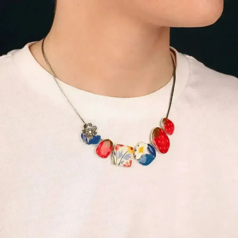 Bijoux - COLLIER DELICE COULEUR ARGENT MULTI - ILARIA.I