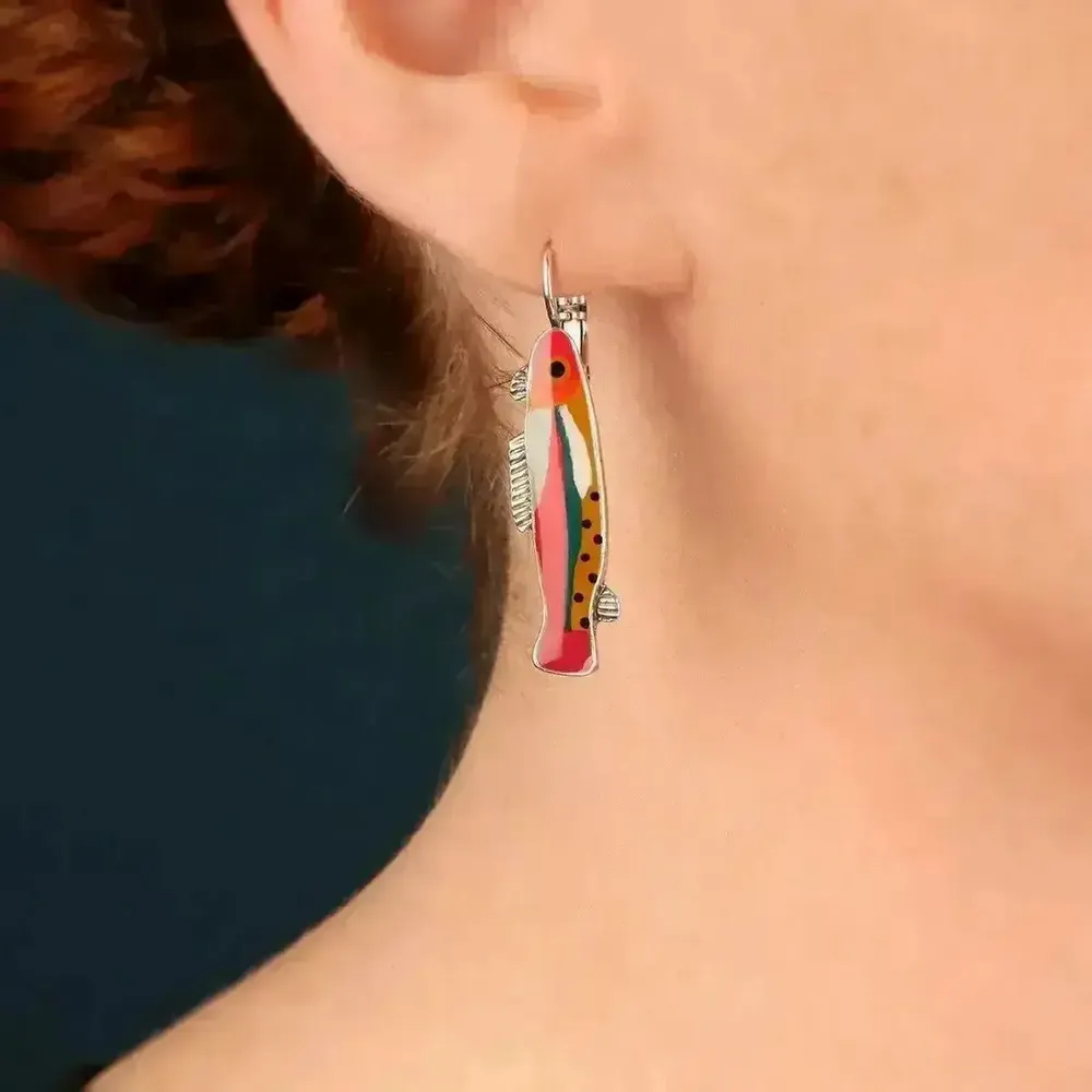 Bijoux - DORMEUSES BLUE COULEUR ARGENT MULTI - ILARIA.I