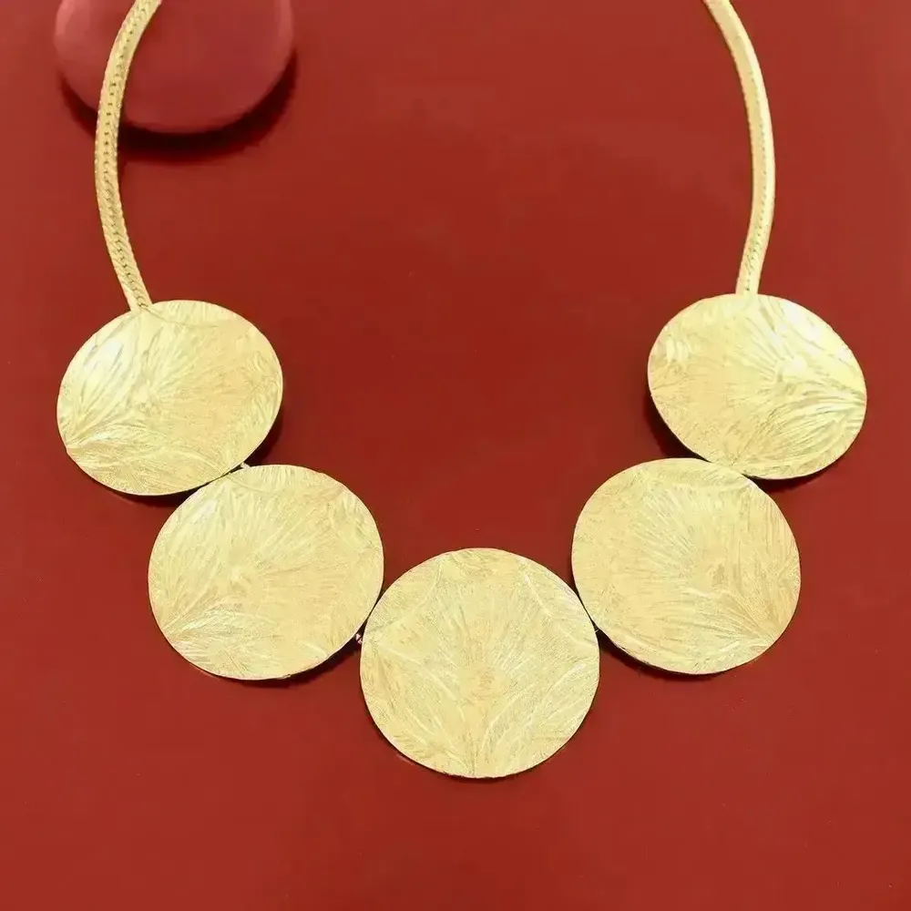 Jewelry - GOLD HIBISCUS NECKLACE - ILARIA.I