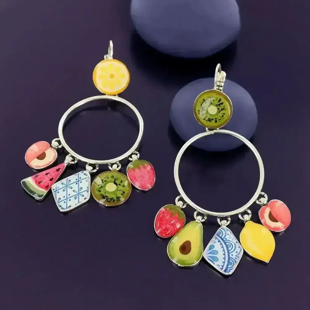 Bijoux - DORMEUSES JOLIE JOLIE COULEUR ARGENT MULTI - ILARIA.I