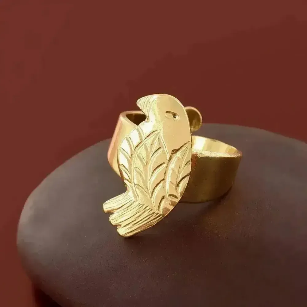 Bijoux - BAGUE SWAHILI COULEUR DORE DORE - ILARIA.I