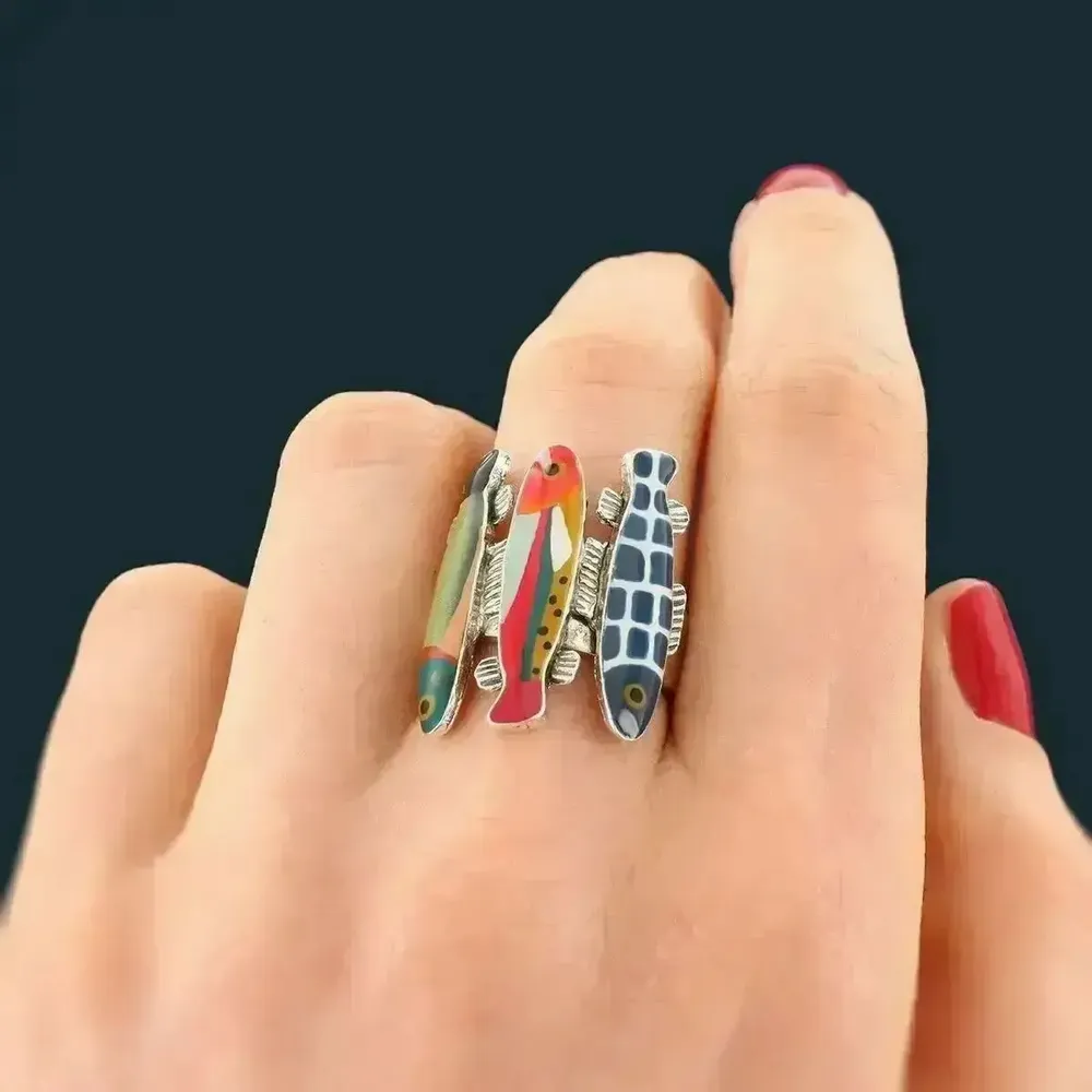 Jewelry - BLUE RING, SILVER MULTI COLOR - ILARIA.I