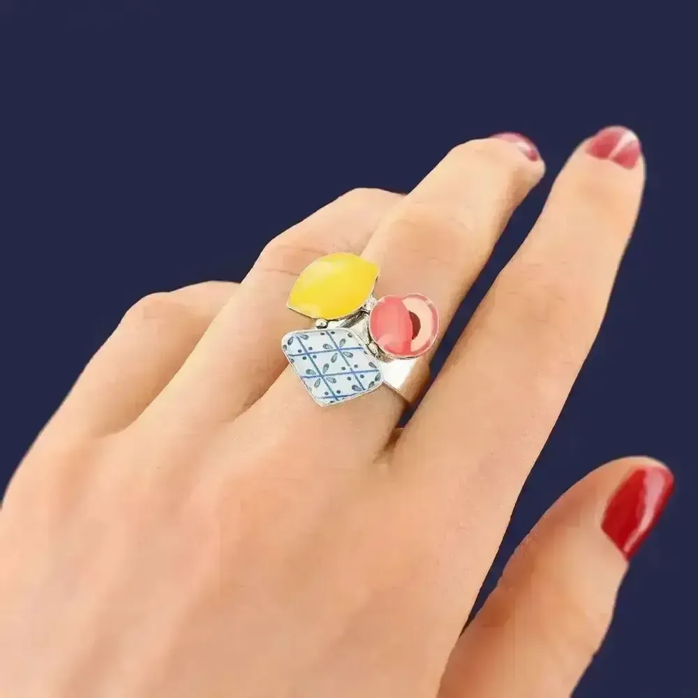 Bijoux - BAGUE JOLIE JOLIE COULEUR ARGENT MULTI - ILARIA.I