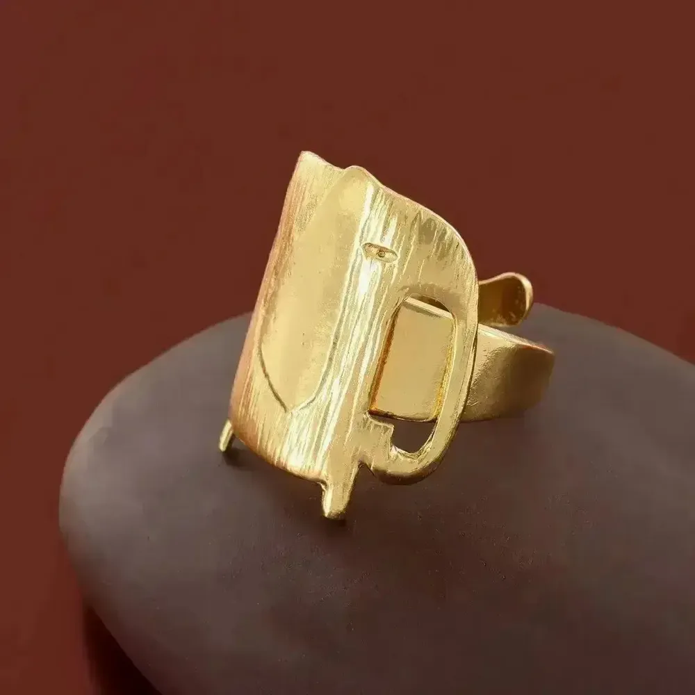 Bijoux - BAGUE SWAHILI COULEUR DORE DORE - ILARIA.I