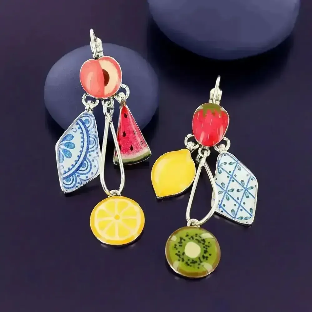 Bijoux - DORMEUSES JOLIE JOLIE COULEUR ARGENT MULTI - ILARIA.I