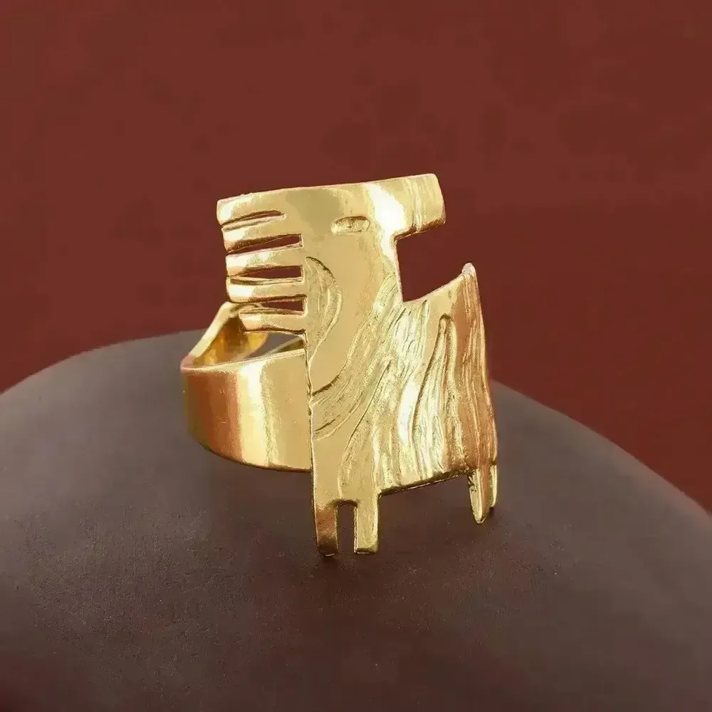 Jewelry - SWAHILI RING GOLD COLOUR - ILARIA.I