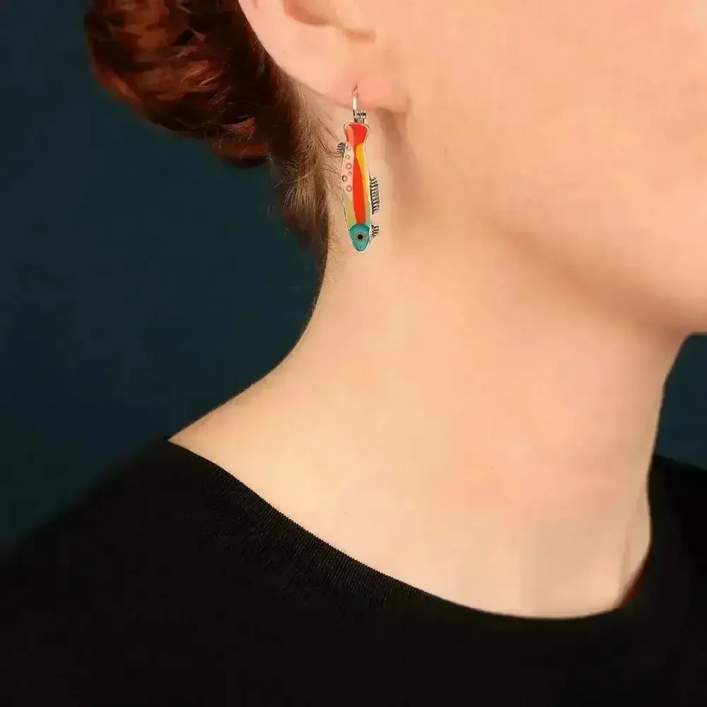Bijoux - DORMEUSES BLUE COULEUR ARGENT MULTI - ILARIA.I