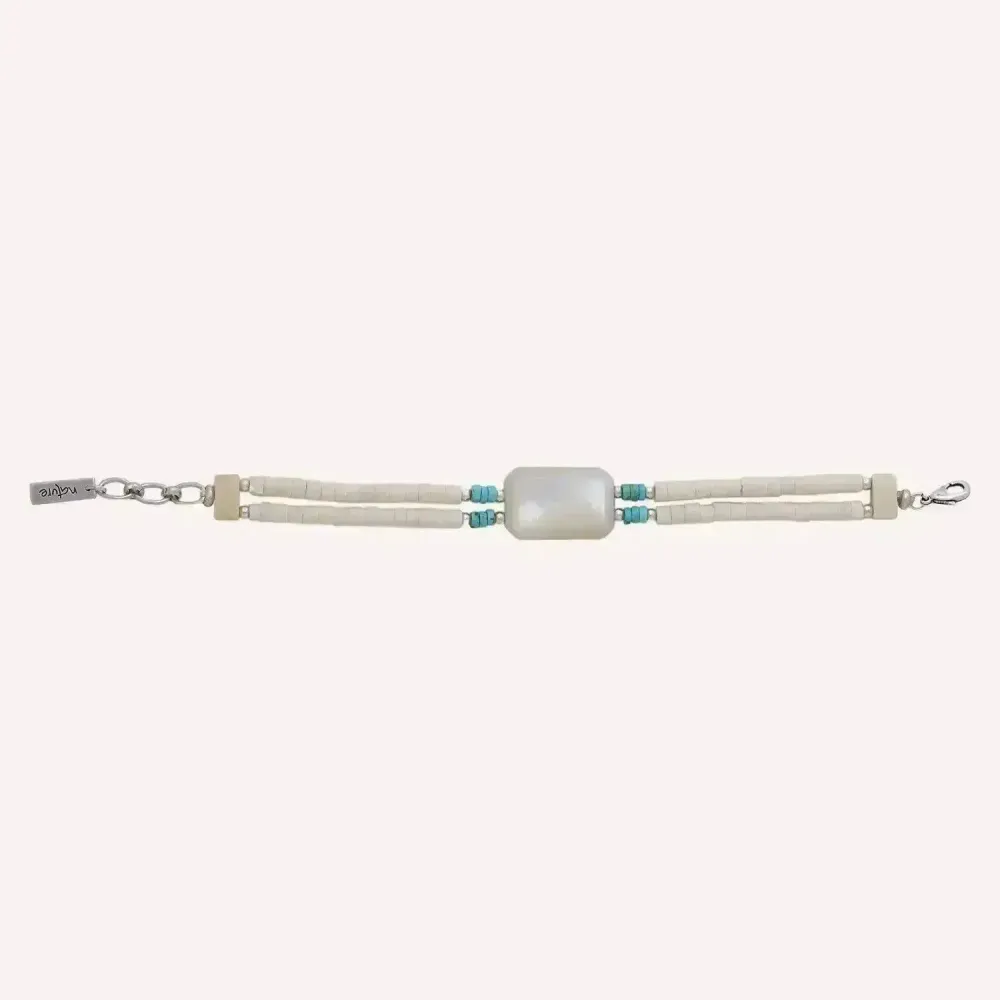 Jewelry - Adjustable 2 rows bracelet - Milos - ILARIA.I