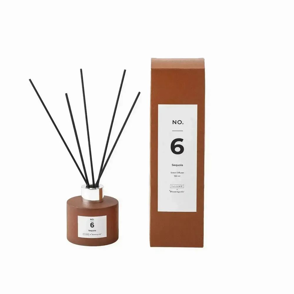 Diffuseurs de parfums - NO. 6 - Sequoia Diffuseur de parfum, Marron, Parfum Liquide - ILARIA 2.0