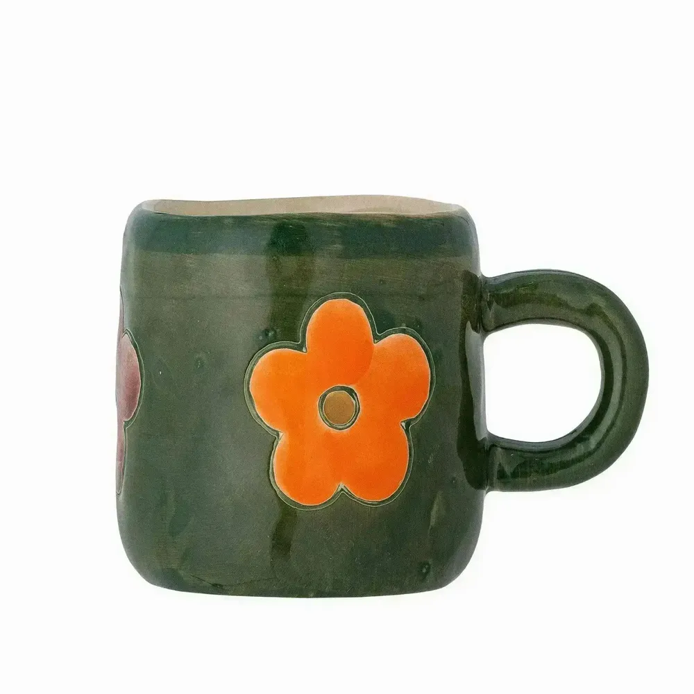 Fresques décoratives - Addy Tasse, Verte, Grès - ILARIA 2.0