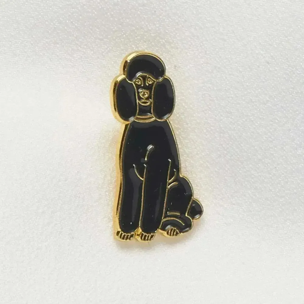 Fresques décoratives - Pin Poodle black - ILARIA.I