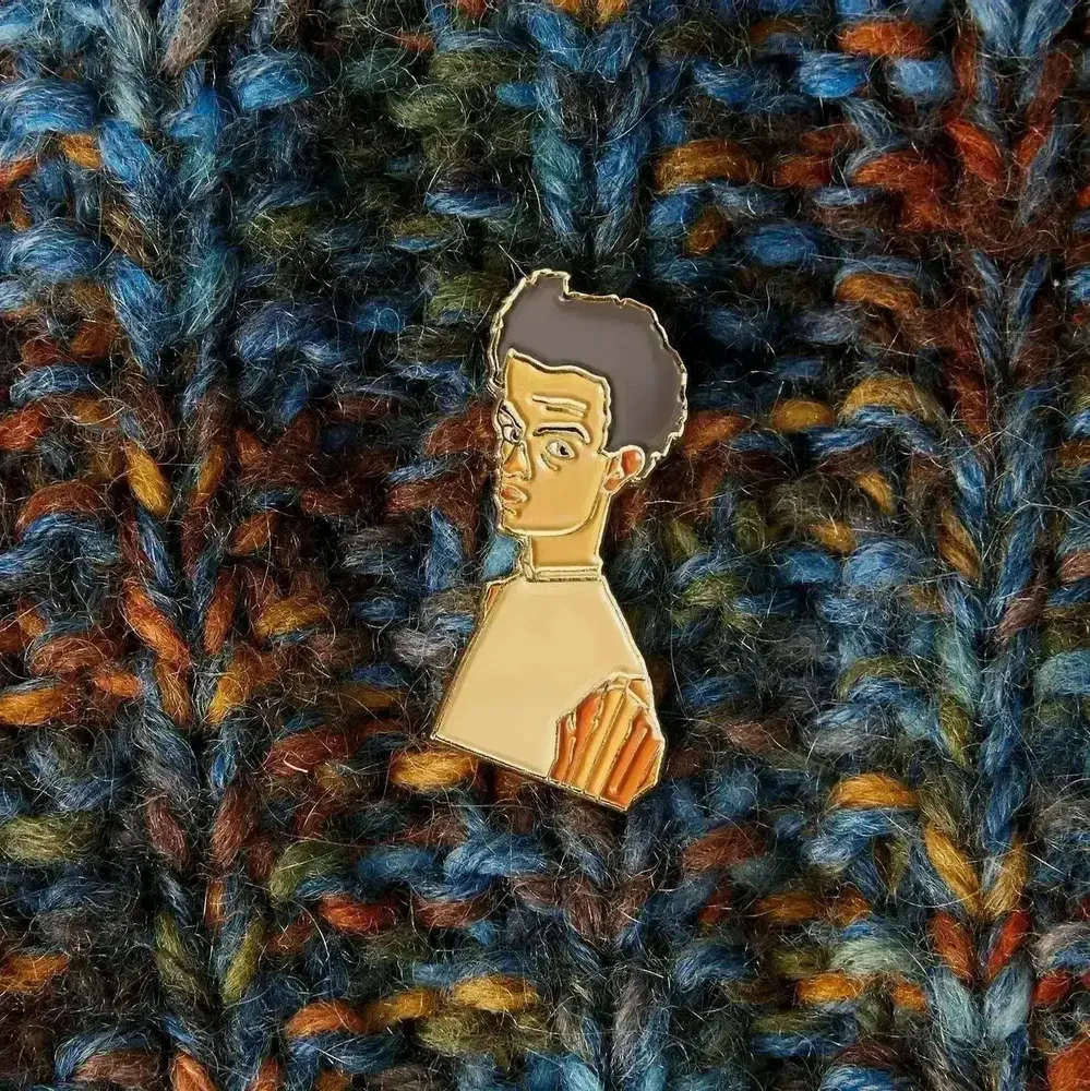 Fresques décoratives - Pin Self-Portrait with Striped Shirt - Egon Schiele, 1910 - ILARIA.I