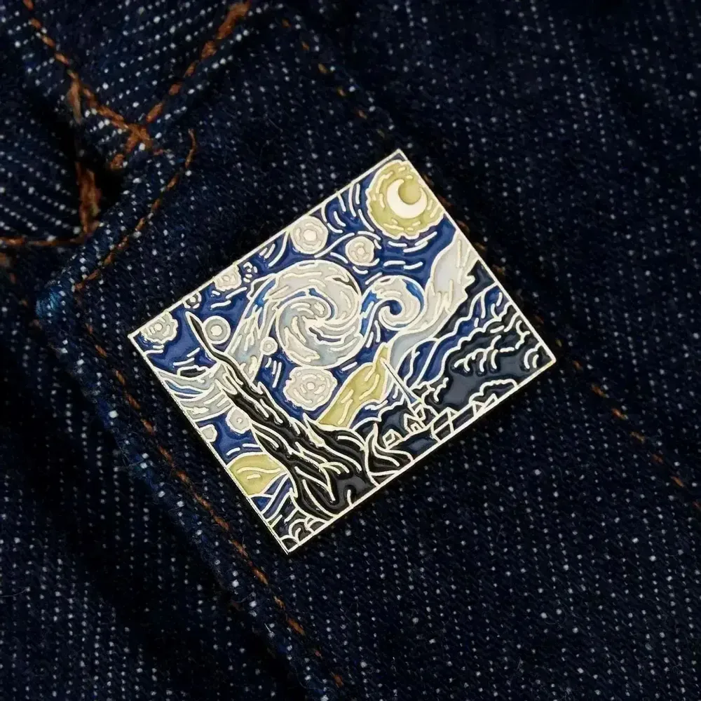 Fresques décoratives - Pin The Starry Night - Vincent van Gogh, 1889 - ILARIA.I
