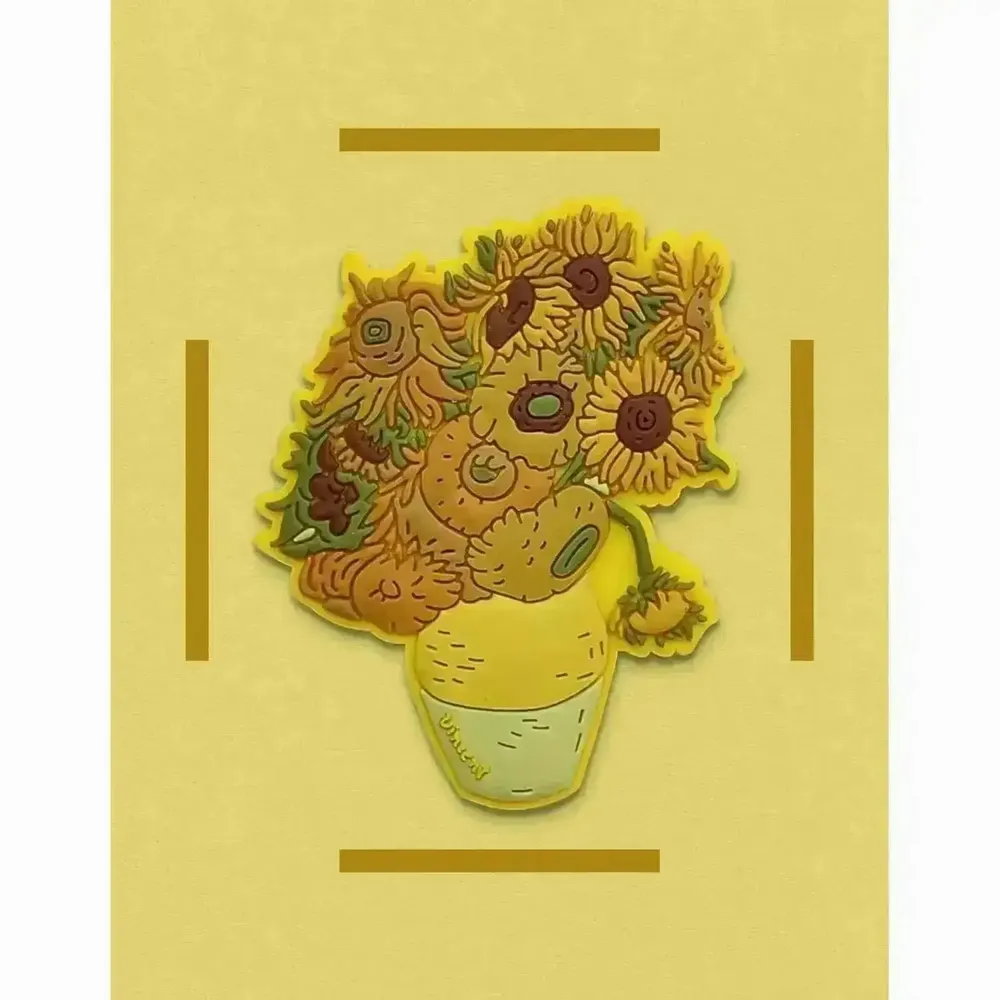 Fresques décoratives - PVC Magnet Sunflowers - Vincent van Gogh, 1888 - ILARIA.I