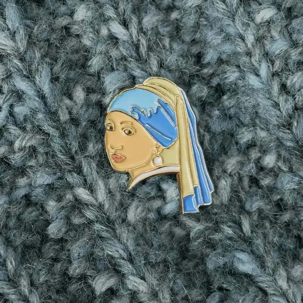 Fresques décoratives - Pin Girl with a Pearl Earring - Johannes Vermeer, 1665 - ILARIA.I