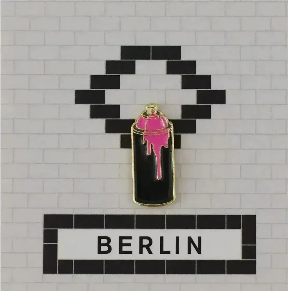 Fresques décoratives - Pin Graffity Pink - ILARIA.I