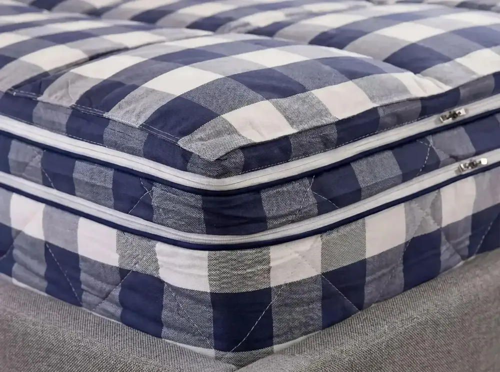 Literie pour hôtels - Matelas hybride en latex naturel avec mini ressorts ensachés Cooltex 160x200 - ILARIA.I