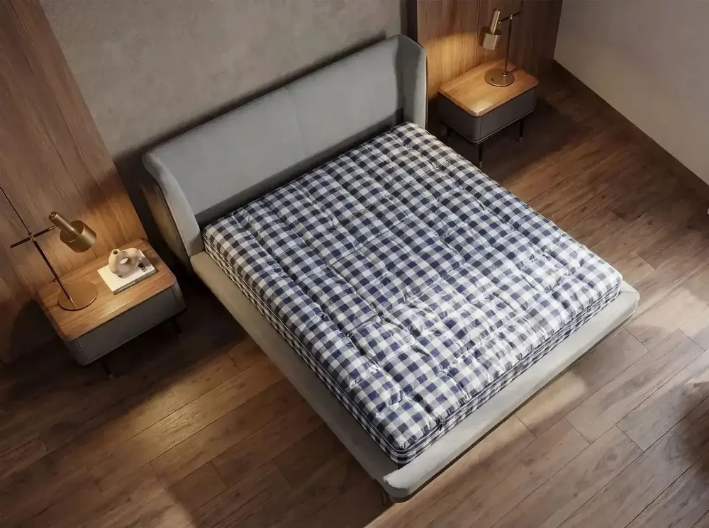 Literie pour hôtels - Matelas hybride en latex naturel avec mini ressorts ensachés Cooltex 180x200 - ILARIA.I