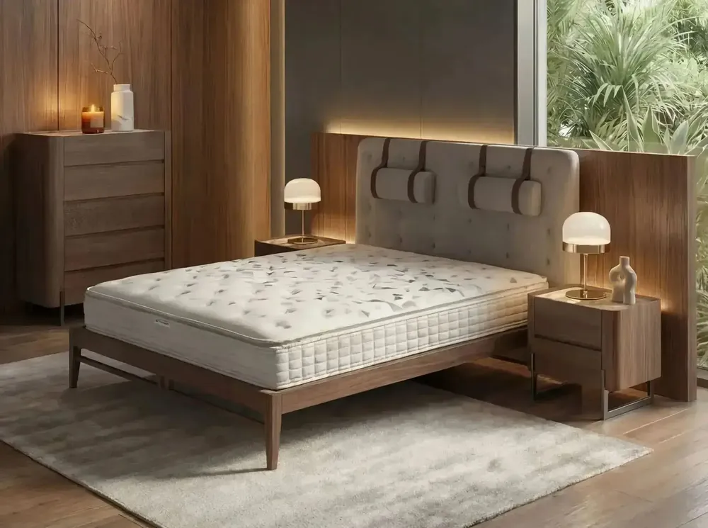 Hotel bedding - Hybrid mattress with natural latex and independent 7-zone pocket springs 180x200 - ILARIA.I