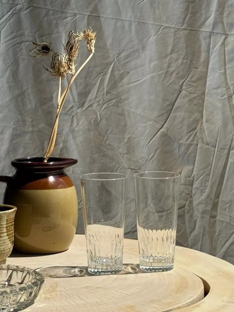 Glass - 6 grands verres à orangeade en verre - M.A. SALGUEIRO