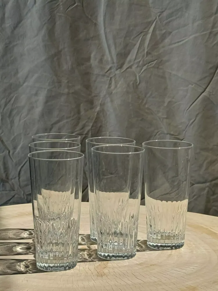 Glass - 6 grands verres à orangeade en verre - M.A. SALGUEIRO