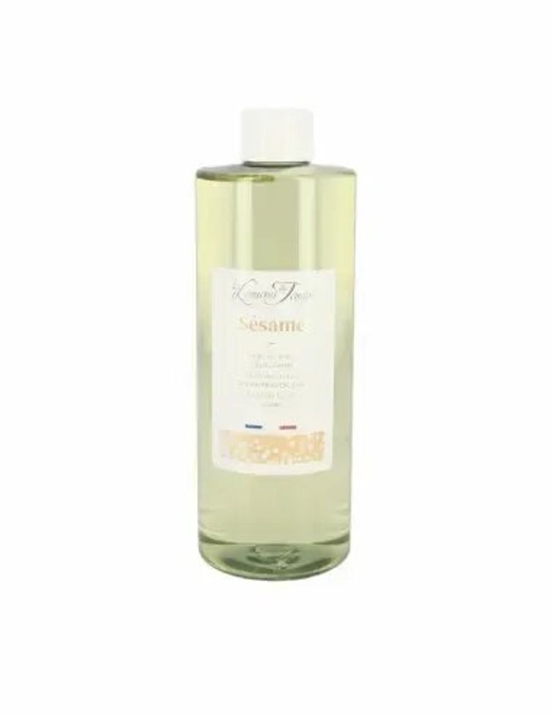 Diffuseurs de parfums - Recharge Diffuseur de Parfum Sésame 400 ml Envoûtant (avec rotins) - LES LUMIERES DU TEMPS