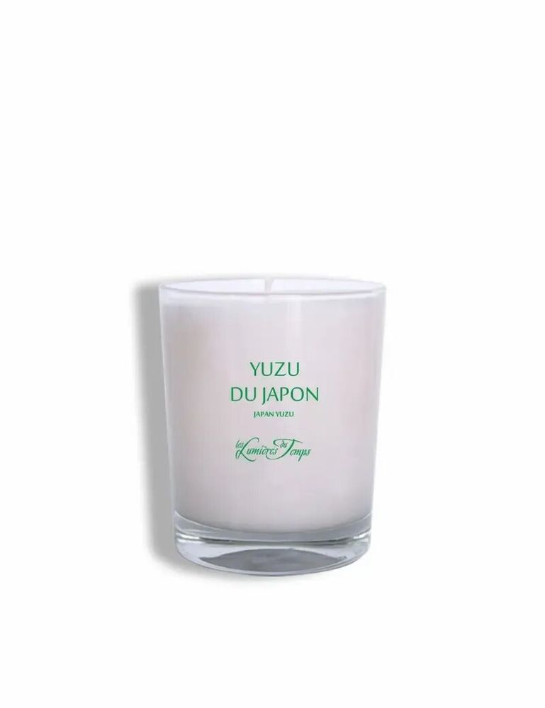 Candles - 180g Japanese yuzu vegetable candle - LES LUMIERES DU TEMPS