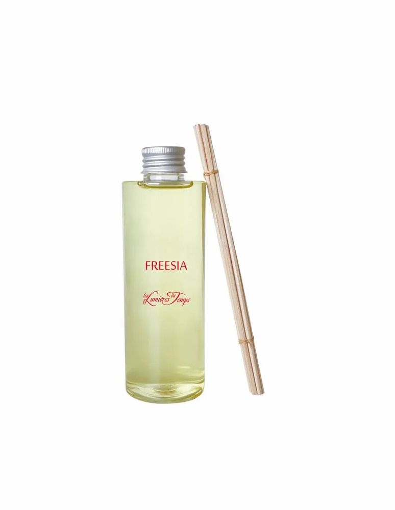 Diffuseurs de parfums - Recharge (avec rotins) pour Diffuseur de Parfum 200 ml Freesia - LES LUMIERES DU TEMPS