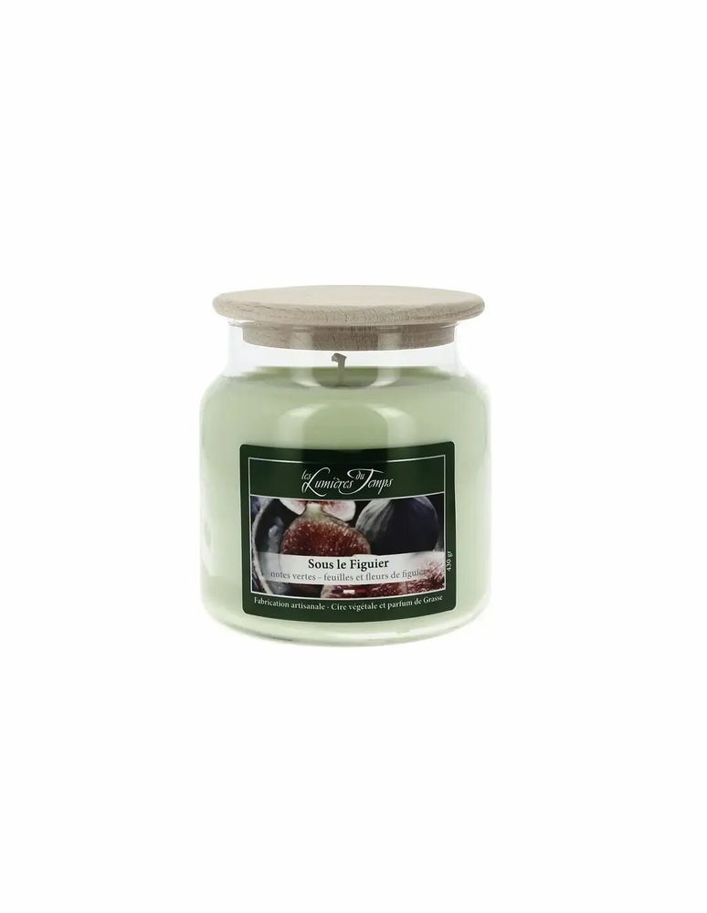 Bougies - Bougie Cire Colorée 430 g Sous le Figuier - LES LUMIERES DU TEMPS