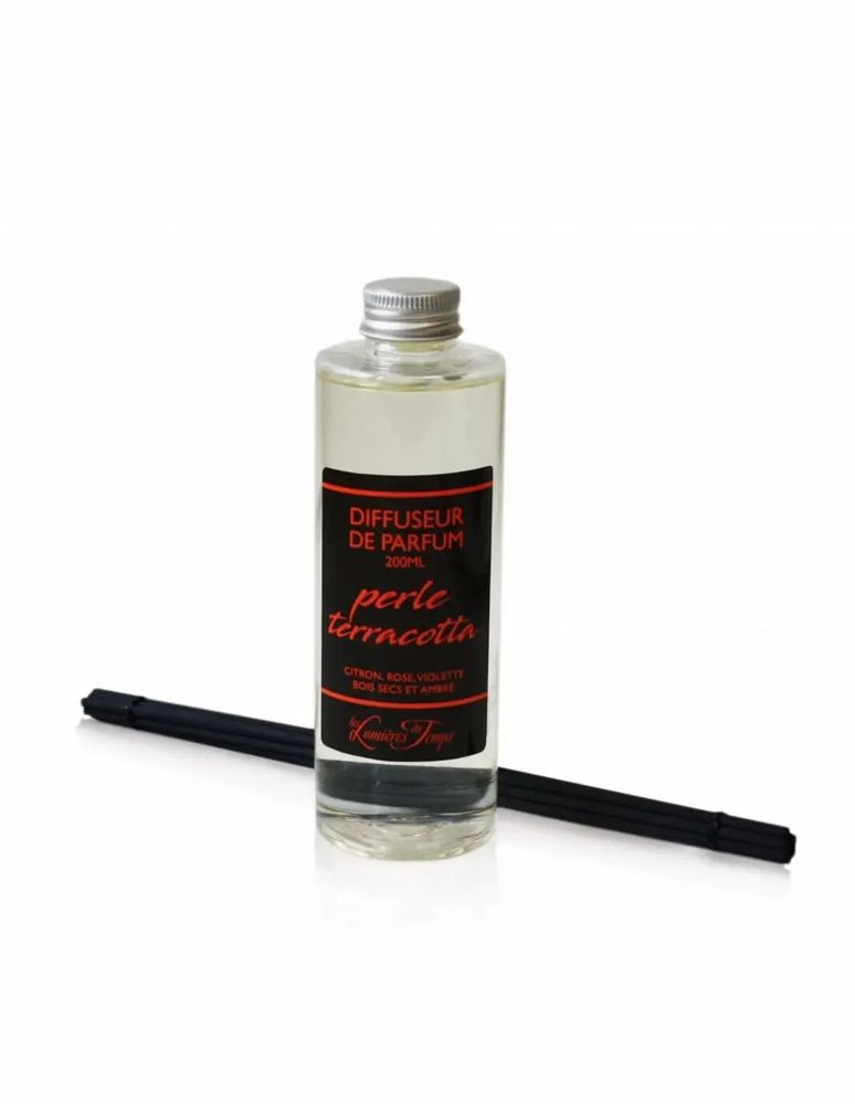 Scent diffusers - Pearl Fragrance Diffuser Refill 200 ml Terracotta - LES LUMIERES DU TEMPS